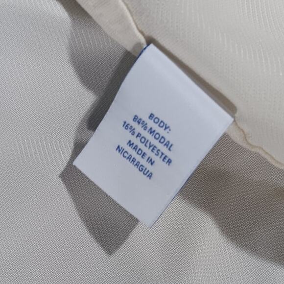 Caribbean White Textured Button Down Shirt XL Short Sleeve Travel Resort - Picture 5 of 7